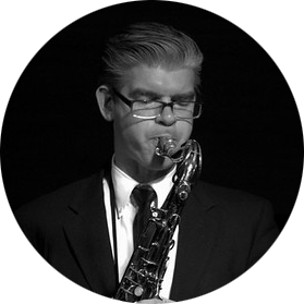 Jonny Kostal Playing Sax with The Flat Cats in India